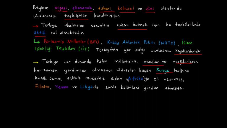 Ülkemizin Jeopolitik Konumu
