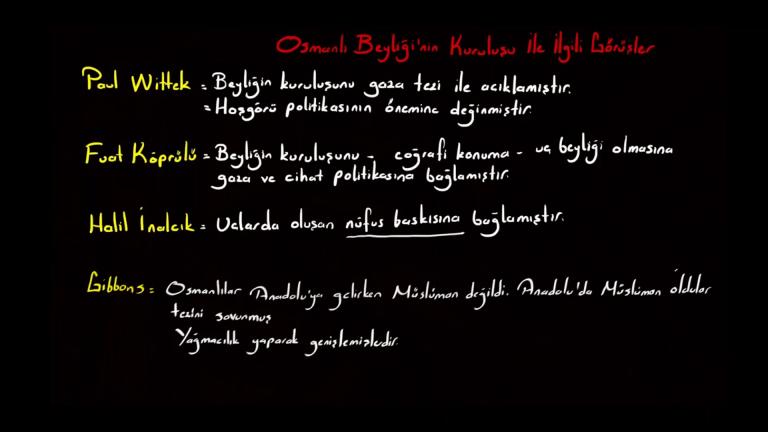 Beylikten Devlete Osmanlı