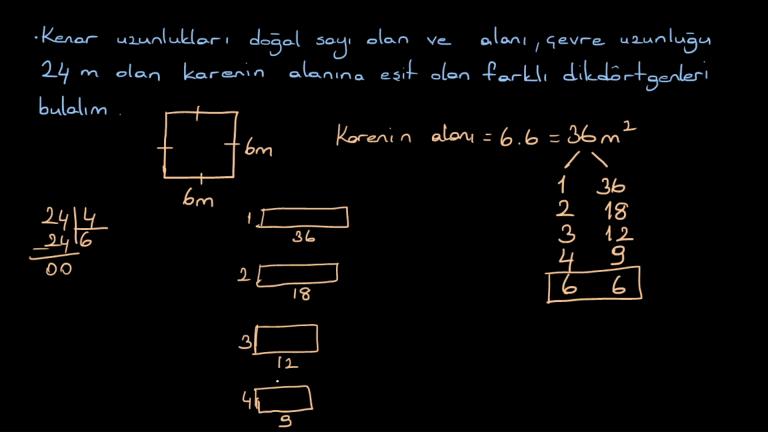 Alan Ölçme Problemleri