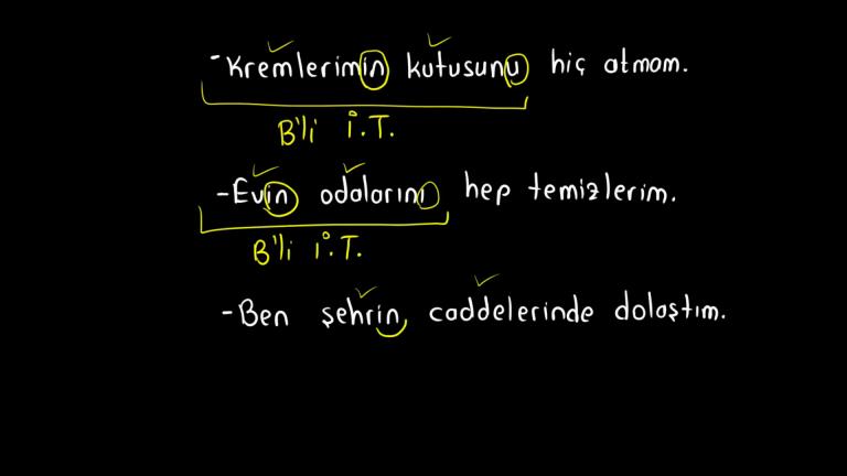 Belirtili İsim Tamlaması