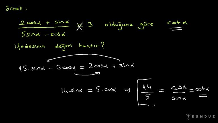 Trigonometrik Özdeşlikler