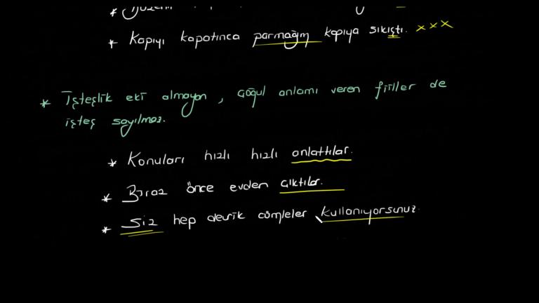 İşteş Fiil
