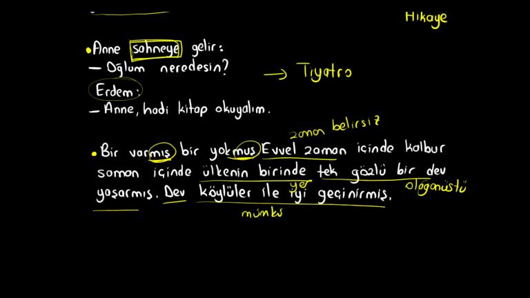 Olay Merkezli Metin Türleri