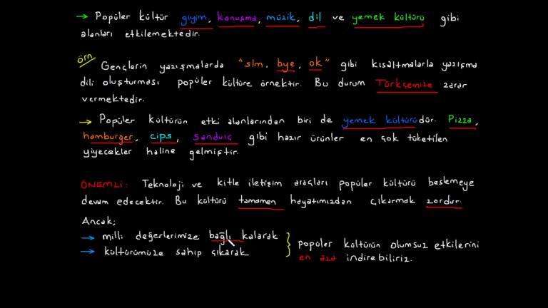 Popüler Kültürün Etkileri