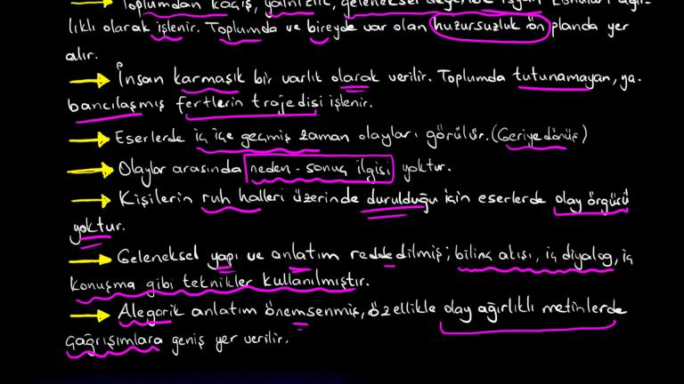 Modernist Romanın Özellikleri