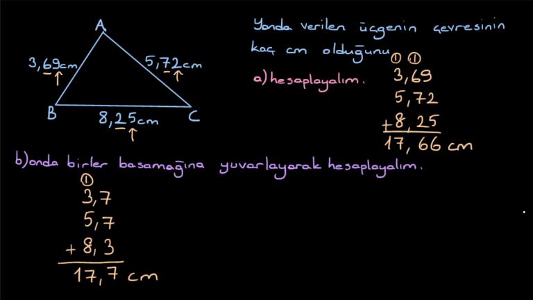 Ondalık Gösterimleri Yuvarlama