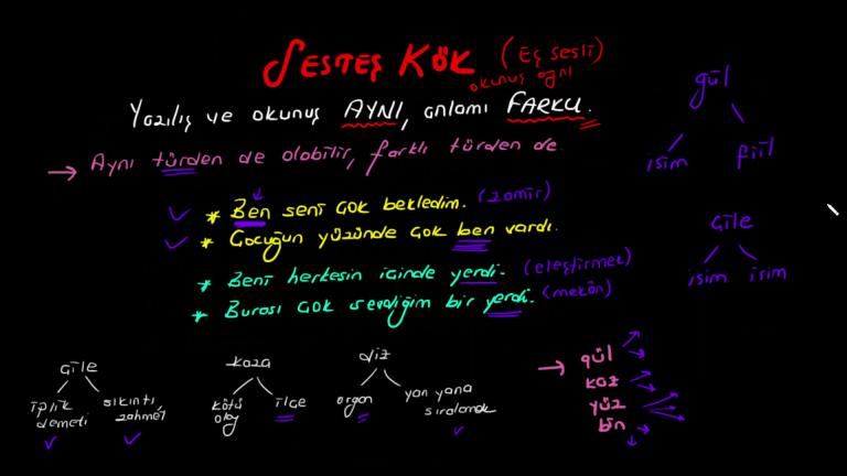 Ortak Kök-Sesteş Kök