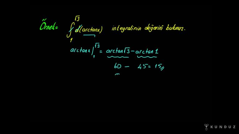 Belirli İntegral Örnek Sorular Bölüm 3