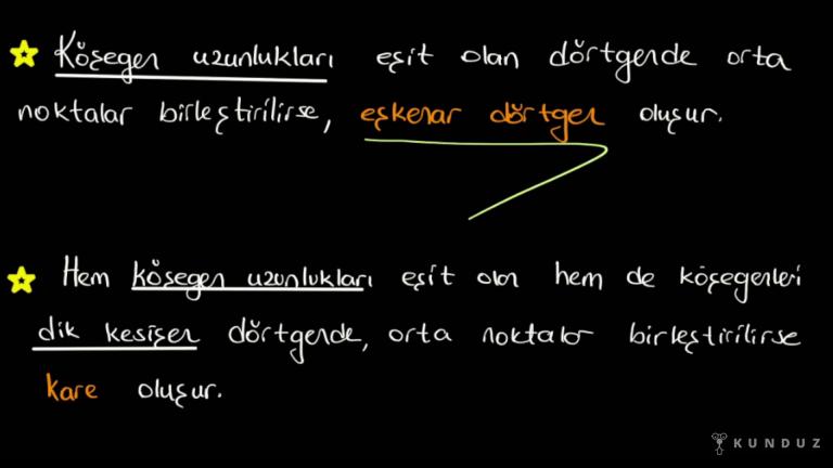 Dörtgen Özellikleri