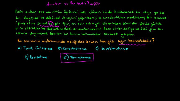 Sayısal Verilerden Yararlanma, Tanımlama, Yineleme, Somutlama