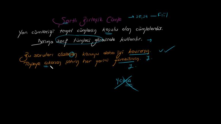 Yapısına Göre Cümleler Bölüm 2