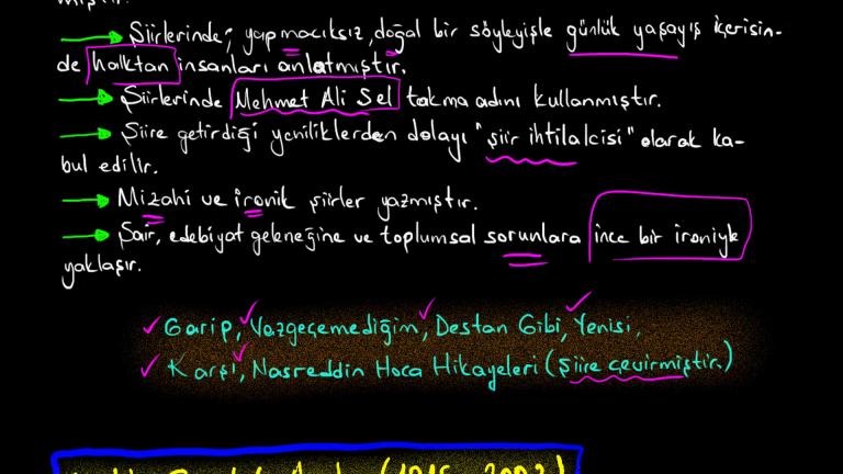 Garip Akımı Özellikleri ve Orhan Veli Kanık