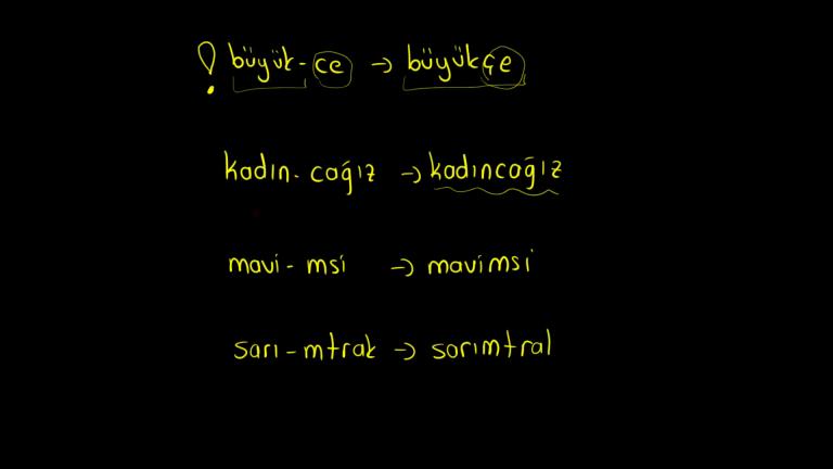 İsimlere Gelen Ekler