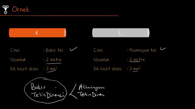 Elektriksel Direnç ve Bağlı Olduğu Faktörler