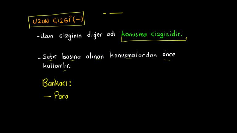 Kısa-Uzun Çizgi