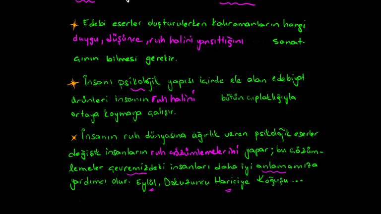 Edebiyat - Psikoloji İlişkisi