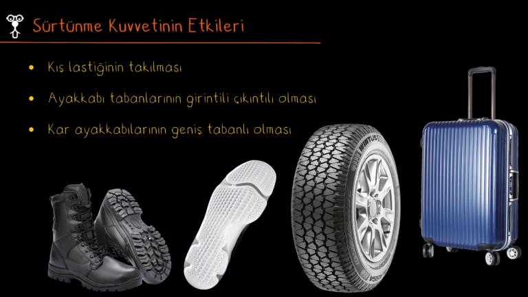 Sürtünme Kuvvetini Arttırmak ve Azaltmak