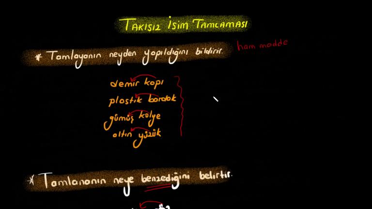 Takısız İsim Tamlaması