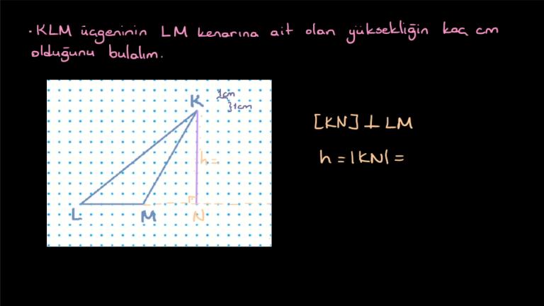 Üçgende Yükseklik