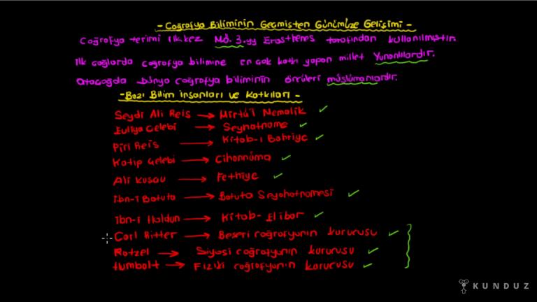 Coğrafya Biliminin Geçmişten Günümüze Gelişimi