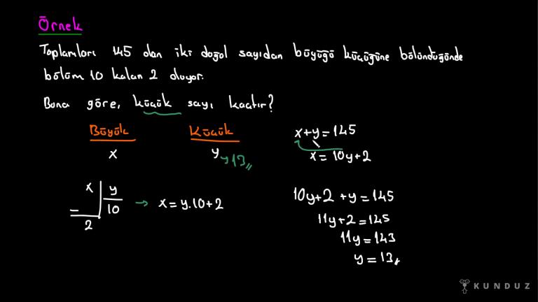Bölme Algoritması