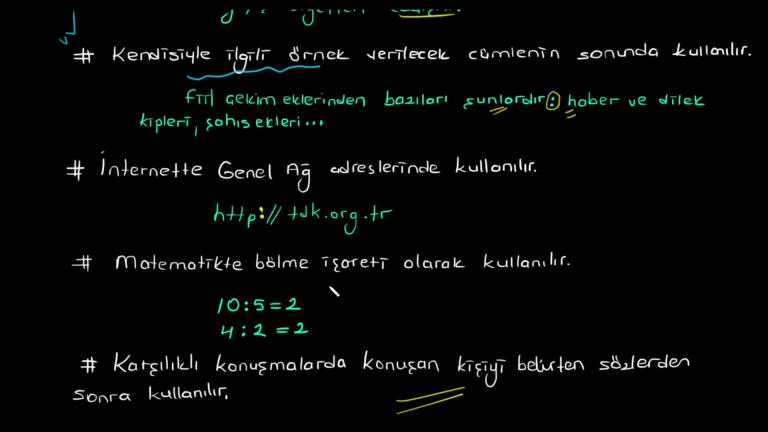 Yay Ayraç - İki Nokta