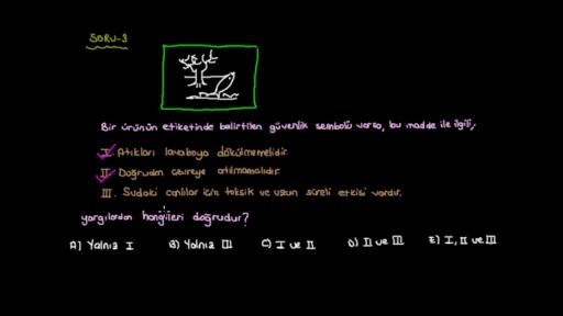 Kimya Uygulamalarında İş Sağlığı ve Güvenliği Örnek Sorular