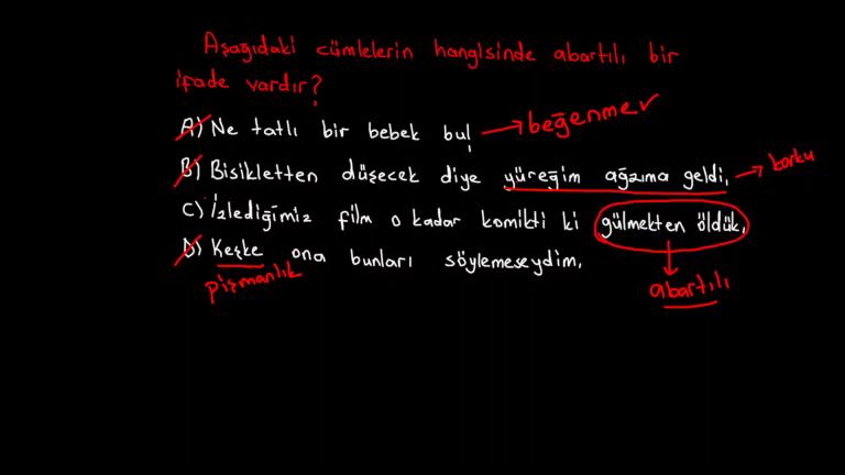 Duygusal veya Abartılı İfadeler