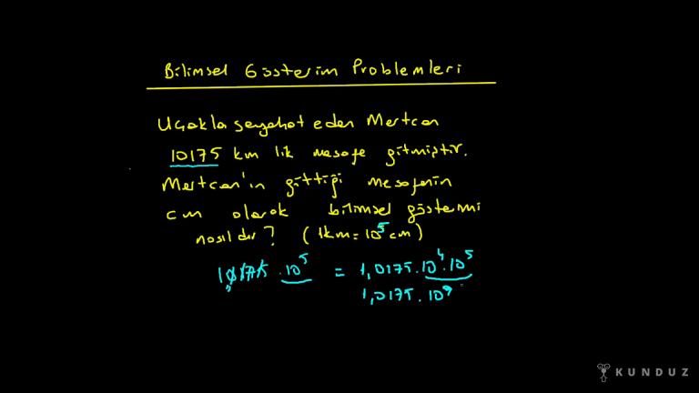 Bilimsel Gösterim