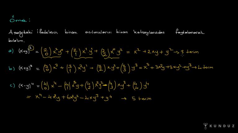 Binom Açılımı Kavramı