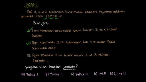 Sıvılar Örnek Sorular