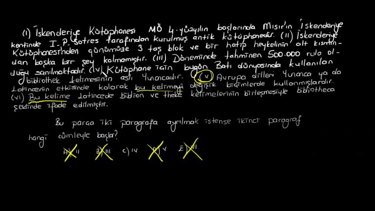 Paragrafın Bölünmesi