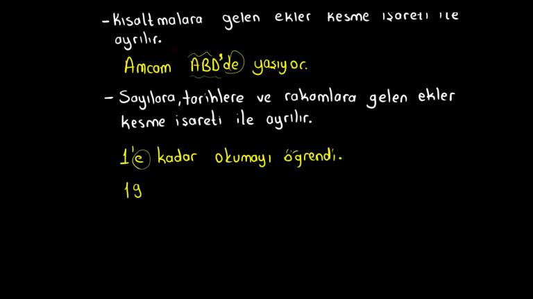 Tırnak İşareti - Kesme İşareti