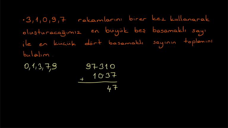 Toplama İşlemi