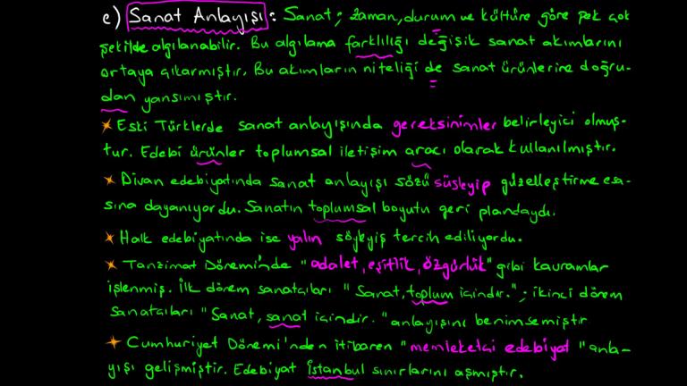 Türk Edebiyatının Dönemlere Ayrılmasındaki Ölçütler