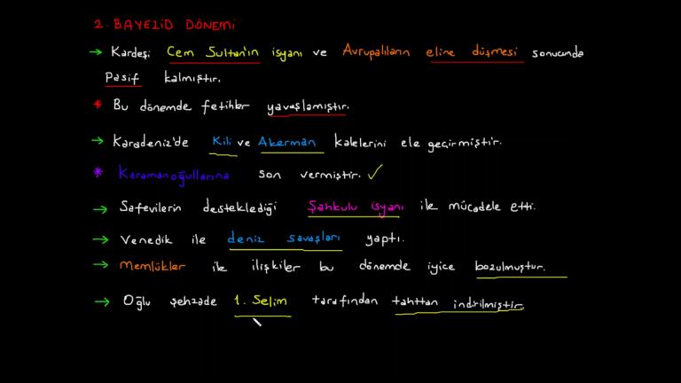II. Beyazit Dönemi