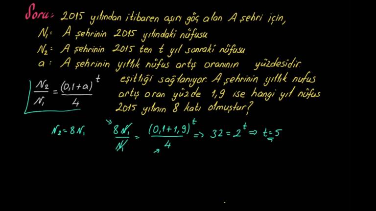 Üstel Fonksiyon Yeni Nesil Sorular Bölüm 1