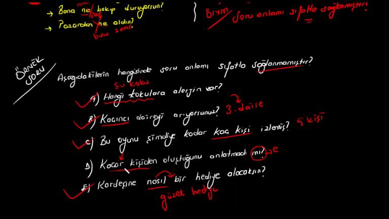 Belirtme Sıfatları