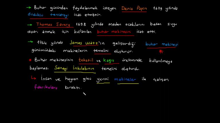 Dünya'nın Fiziği ve Buhar Gücü