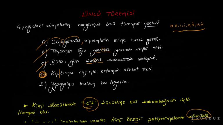 Ünlü Türemesi