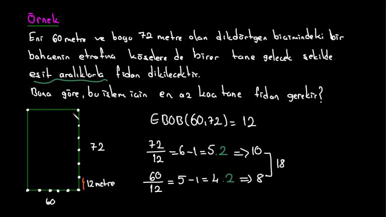 EBOB - EKOK Örnek Sorular Bölüm 2