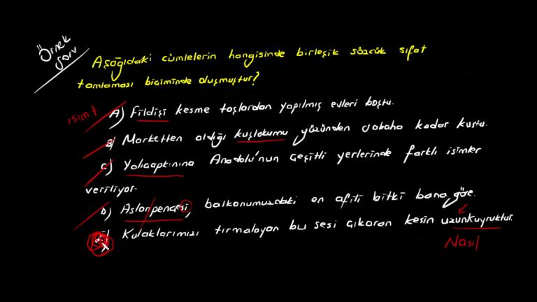 İsimlerde Yapı