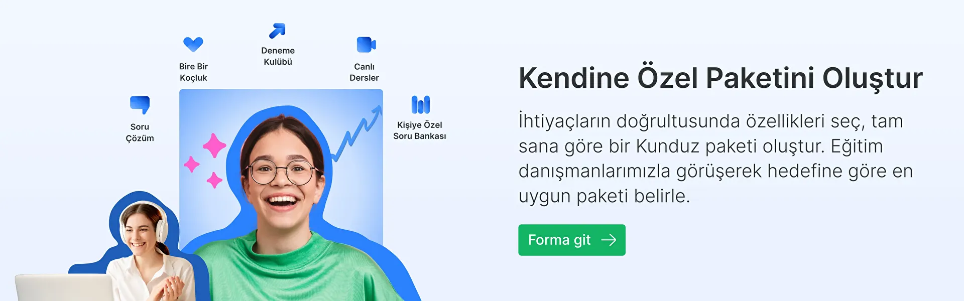 Sana uygun paketi seç, geç kalmadan çalışmaya başla.