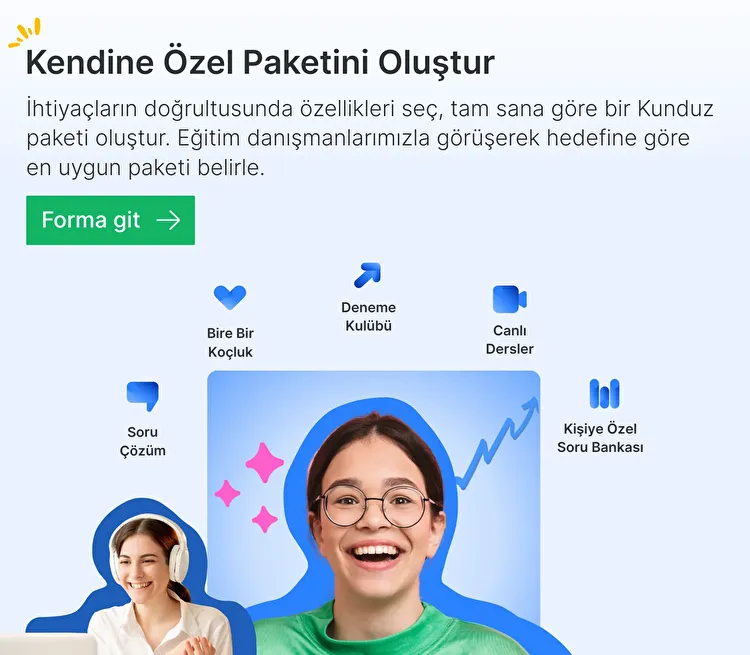 Şimdi okula dönüş avantajları ile 2026 paketini al, LGS'ye sağlam adımlarla çalışmaya başla.